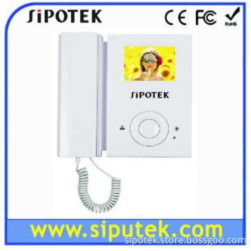 4 wire color video door phone